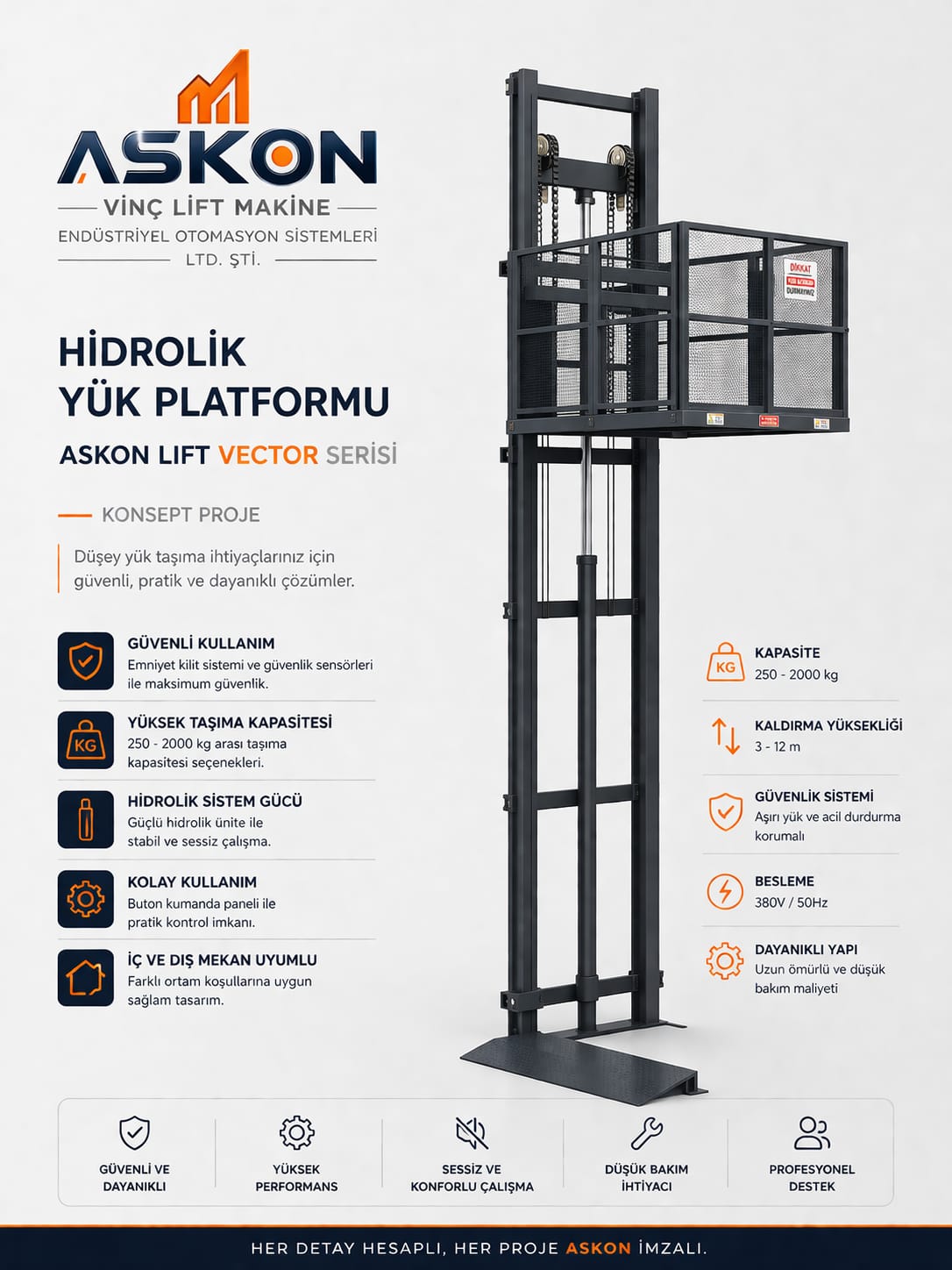 Hidrolik Yük Platformu